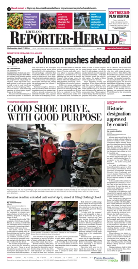 Cover of Loveland Reporter-Herald