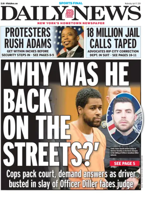 Cover of New York Daily News