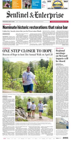 Cover of Sentinel & Enterprise