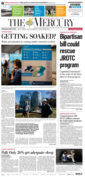 Cover of The Mercury (Pottstown, PA)
