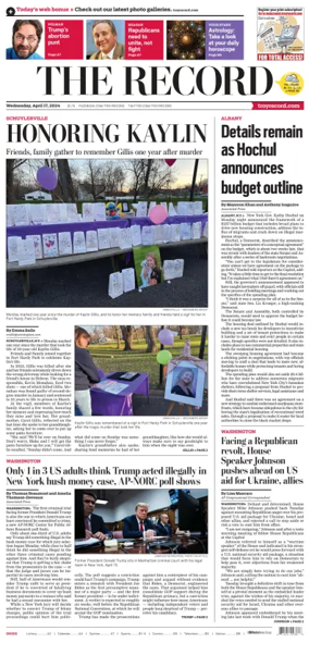 Cover of The Record (Troy, NY)