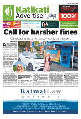 Cover of Katikati Advertiser