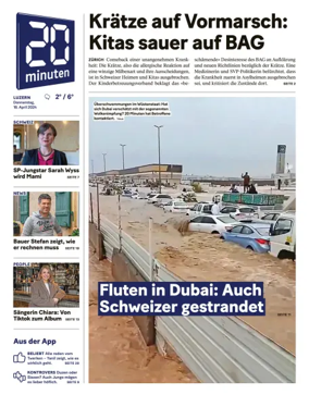 Cover of 20 Minuten - Luzern