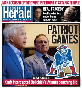 Cover of Boston Herald