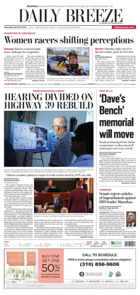 Cover of Daily Breeze (Torrance)