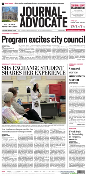 Cover of Journal-Advocate (Sterling)