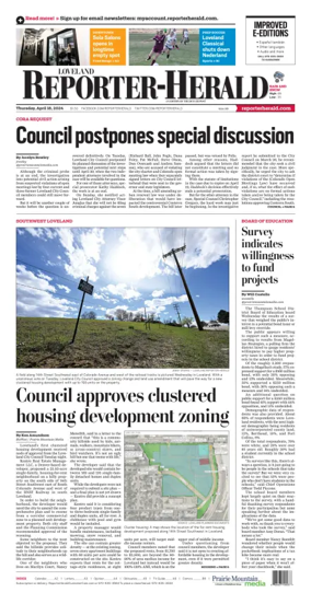 Cover of Loveland Reporter-Herald