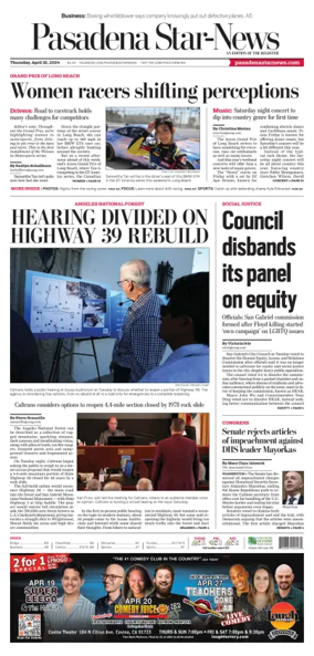 Cover of Pasadena Star-News