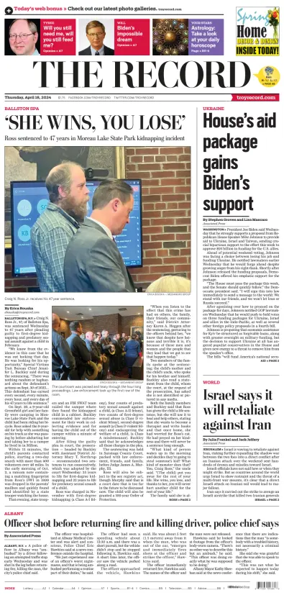 Cover of The Record (Troy, NY)