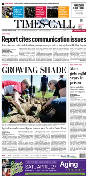 Cover of Times-Call (Longmont)