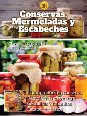 Cover of Conservas mermeladas y escabeches