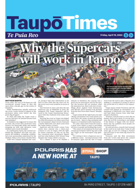 Cover of Taupo Times