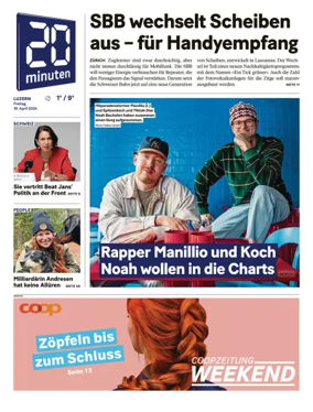 Cover of 20 Minuten - Luzern
