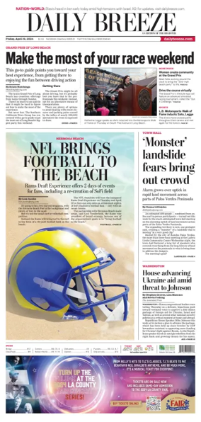 Cover of Daily Breeze (Torrance)