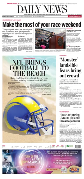 Cover of Daily News (Los Angeles)