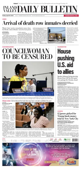 Cover of Inland Valley Daily Bulletin