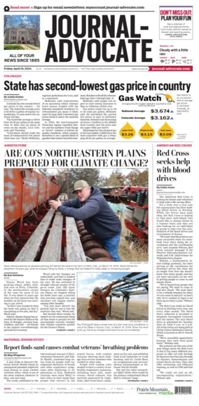 Cover of Journal-Advocate (Sterling)