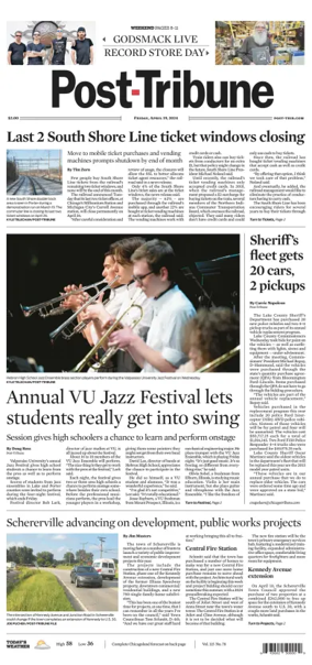 Cover of Post-Tribune