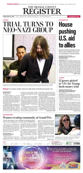 Cover of The Orange County Register