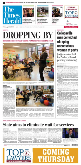 Cover of The Times Herald (Norristown, PA)