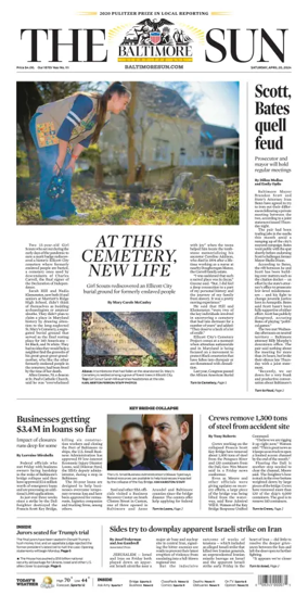 Cover of Baltimore Sun