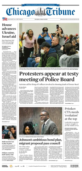 Cover of Chicago Tribune