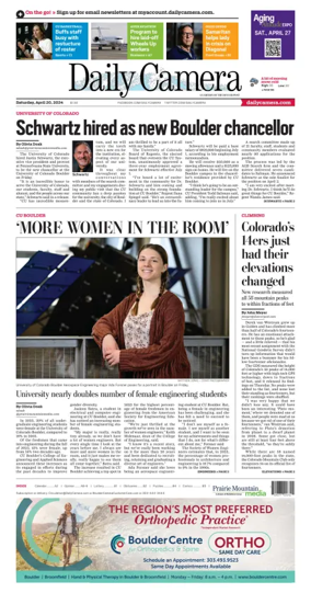 Cover of Daily Camera (Boulder)