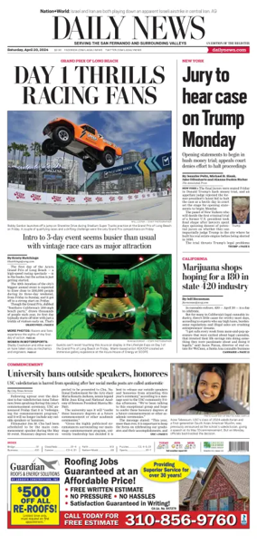 Cover of Daily News (Los Angeles)