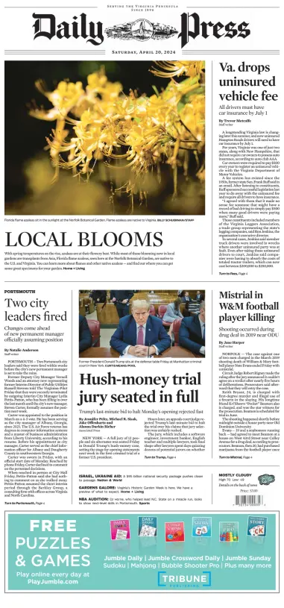 Cover of Daily Press