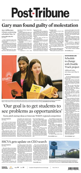 Cover of Post-Tribune