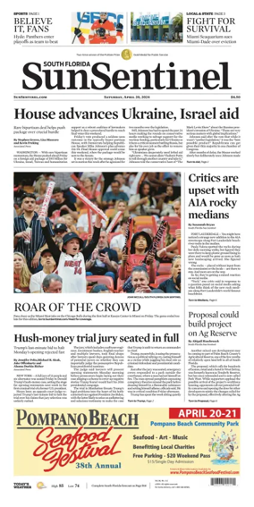 Cover of Sun Sentinel Palm Beach Edition