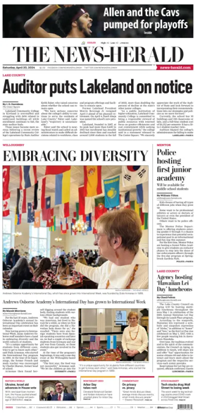 Cover of The News Herald (Willoughby, OH)