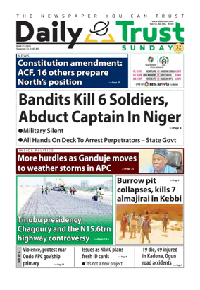 Cover of Sunday Trust