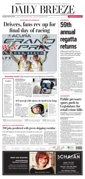 Cover of Daily Breeze (Torrance)