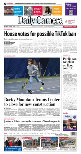 Cover of Daily Camera (Boulder)