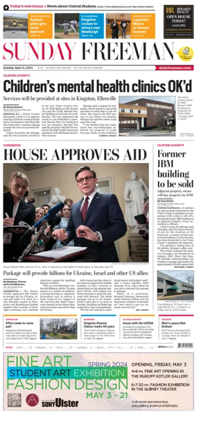 Cover of Daily Freeman (Kingston, NY)