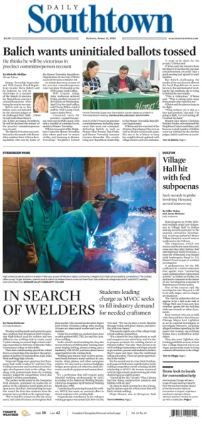 Cover of Daily Southtown (Sunday)