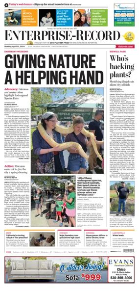 Cover of Enterprise-Record (Chico)