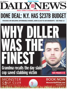 Cover of New York Daily News