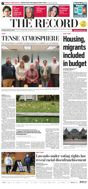 Cover of The Record (Troy, NY)