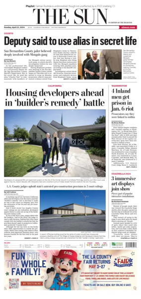 Cover of The Sun (San Bernardino)