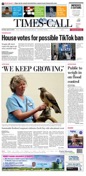 Cover of Times-Call (Longmont)