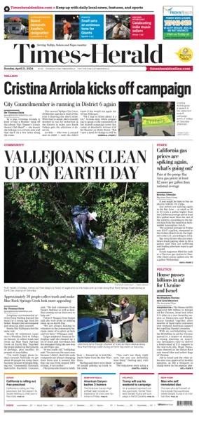 Cover of Times-Herald (Vallejo)
