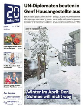 Cover of 20 Minuten - Luzern