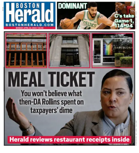 Cover of Boston Herald