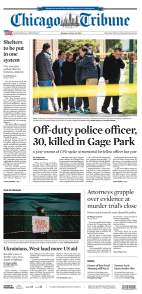 Cover of Chicago Tribune