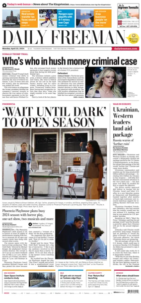 Cover of Daily Freeman (Kingston, NY)