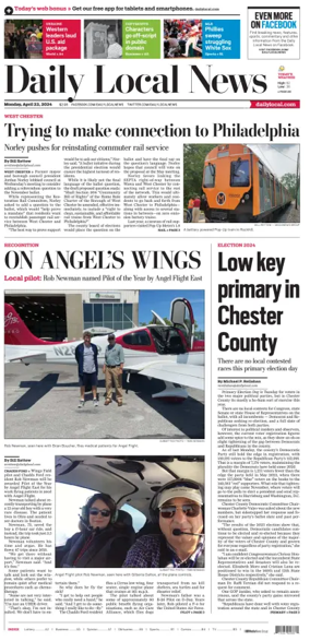 Cover of Daily Local News (West Chester, PA)