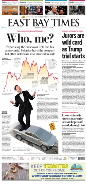 Cover of East Bay Times