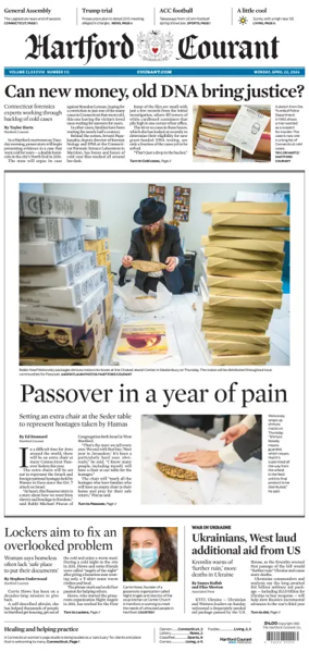 Cover of Hartford Courant
